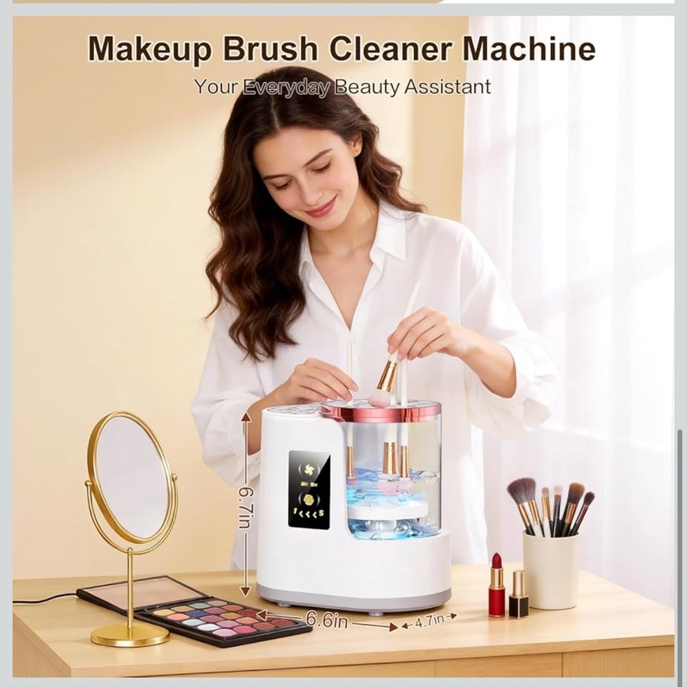 Electric Makeup Brush Cleaner 3 in 1 automatic brush cleaning and drying machine - Picture 9 of 9